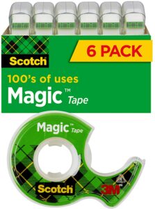  Colored Masking Tape, Colored Painters Tape for Arts and Crafts, 6 Pack,  Drafting Tape, Craft Tape, Labeling Tape, Paper Tape, Masking Tape, Colored